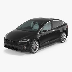 Tesla Model X Simple Interior